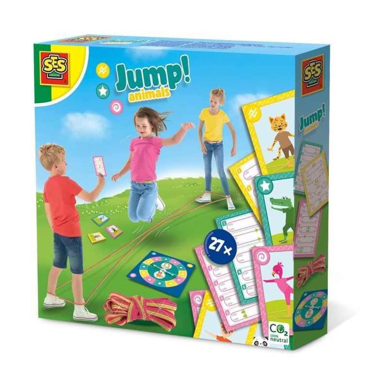 Jump! Animals - Elastic jumps: challenges with cards