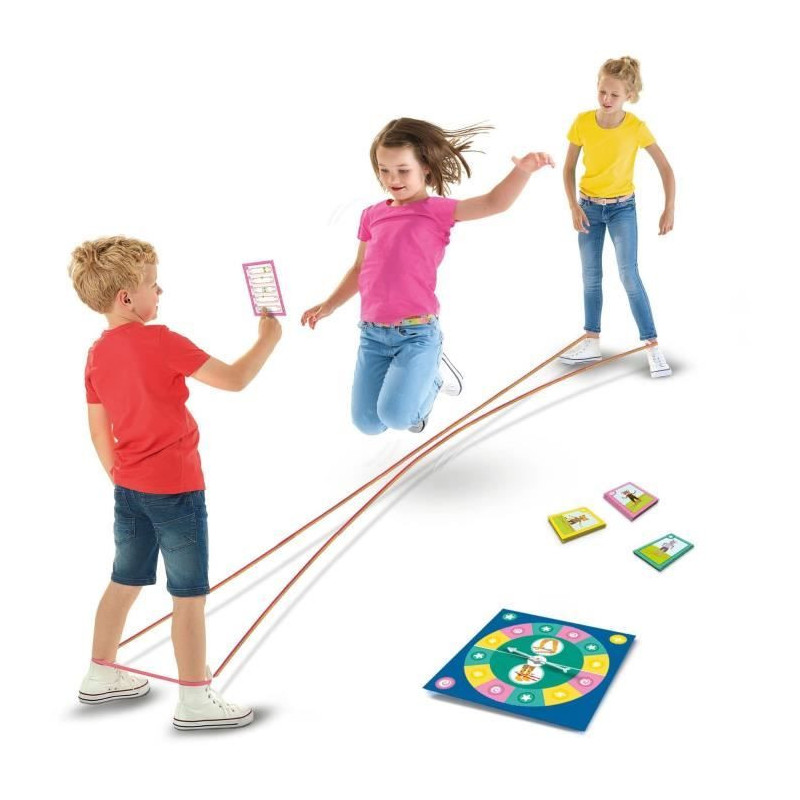 Jump! Animals - Elastic jumps: challenges with cards