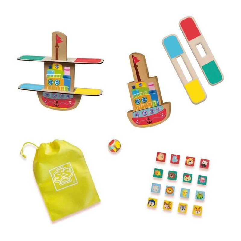Wooden balance boat - SES CREATIVE