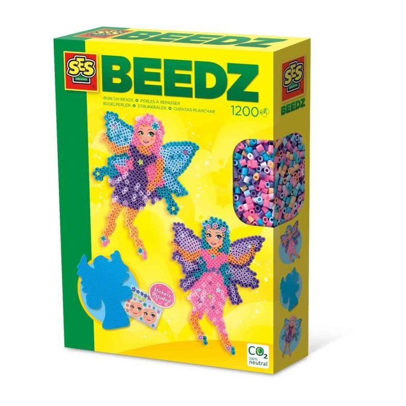 Ironing beads - Fairies - SES CREATIVE - Create magnificent fairies wi