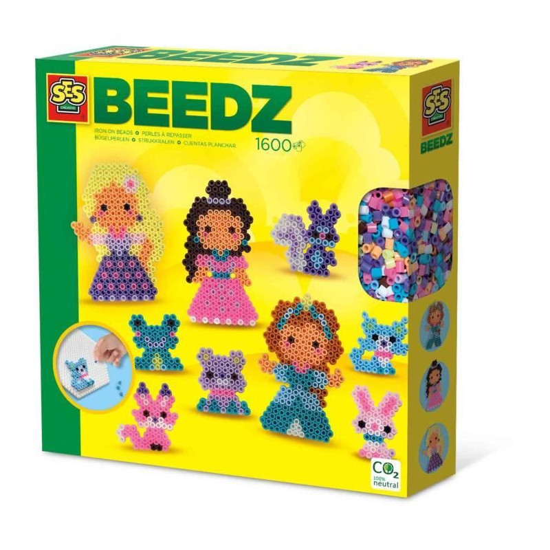 Ironing beads - Princesses and animals - SES CREATIVE - Create princes