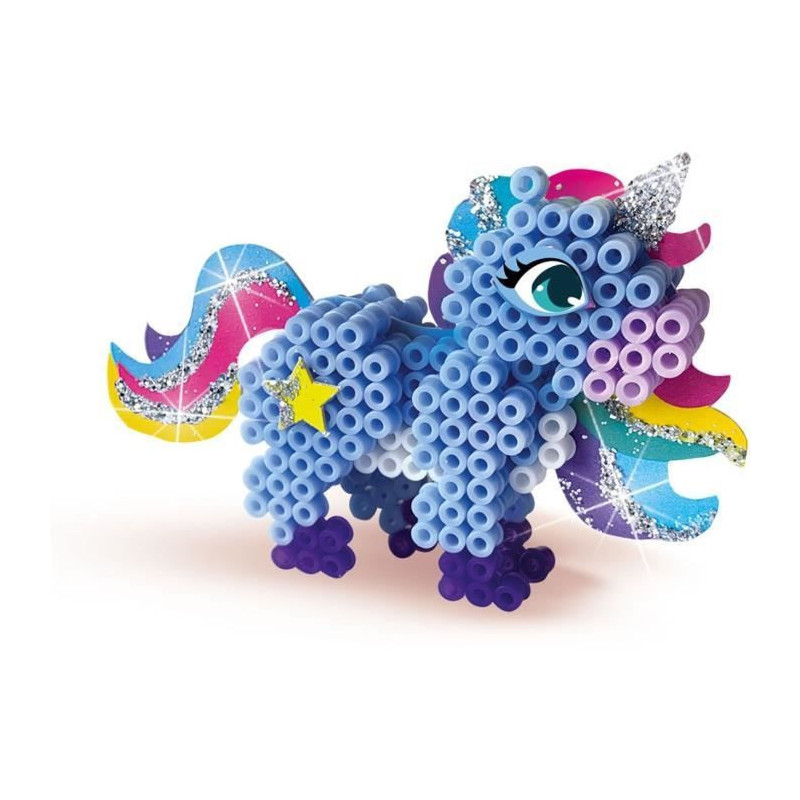 Ironing beads - Unicorns - SES CREATIVE - Create superb 3D unicorns.