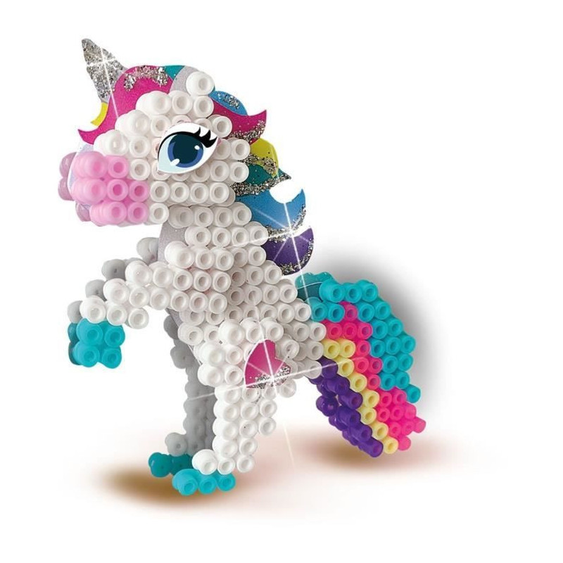 Ironing beads - Unicorns - SES CREATIVE - Create superb 3D unicorns.