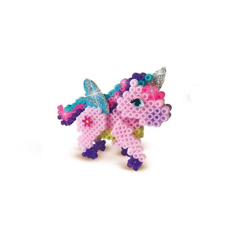Ironing beads - Unicorns - SES CREATIVE - Create superb 3D unicorns.