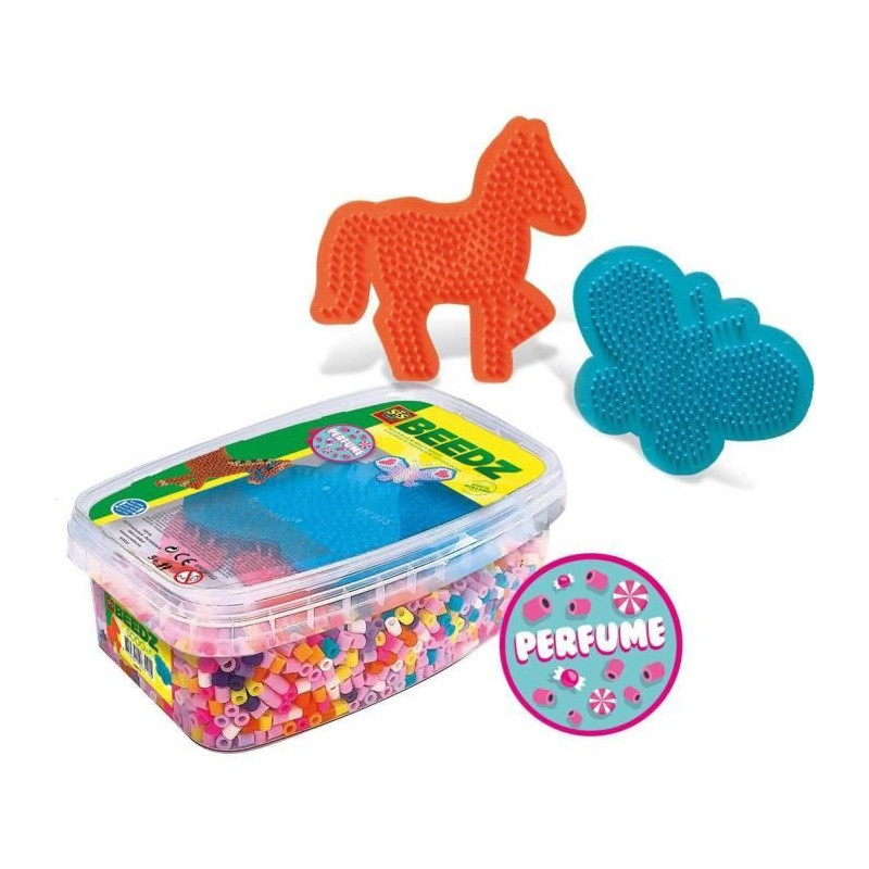 SES CREATIVE - Scented mix of 5000 ironing beads Horses and butterflie