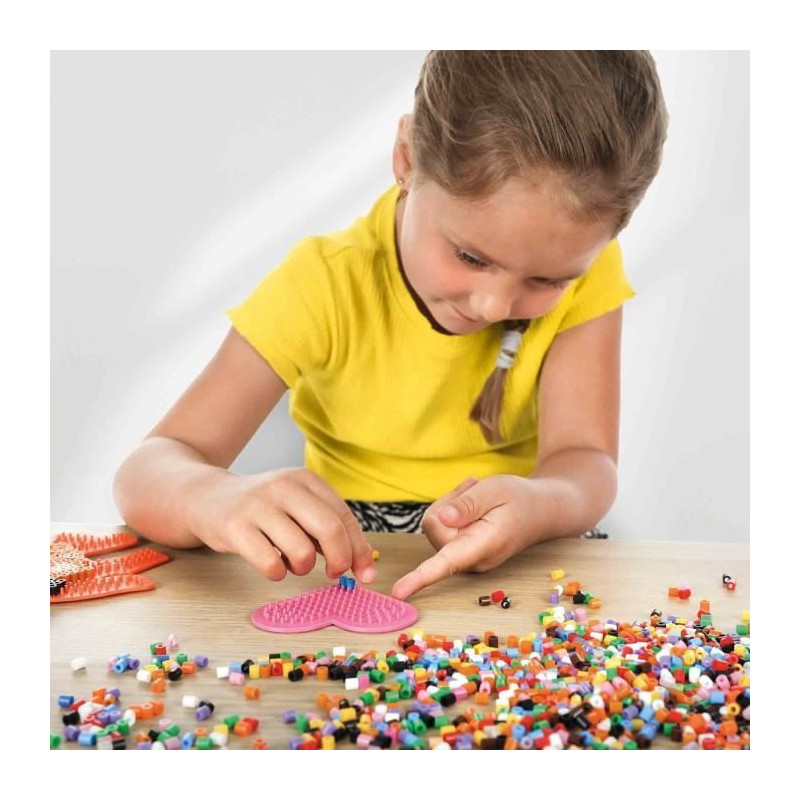 Ironing beads mix - 9000 trendy boxes - SES CREATIVE - 9000 brightly c