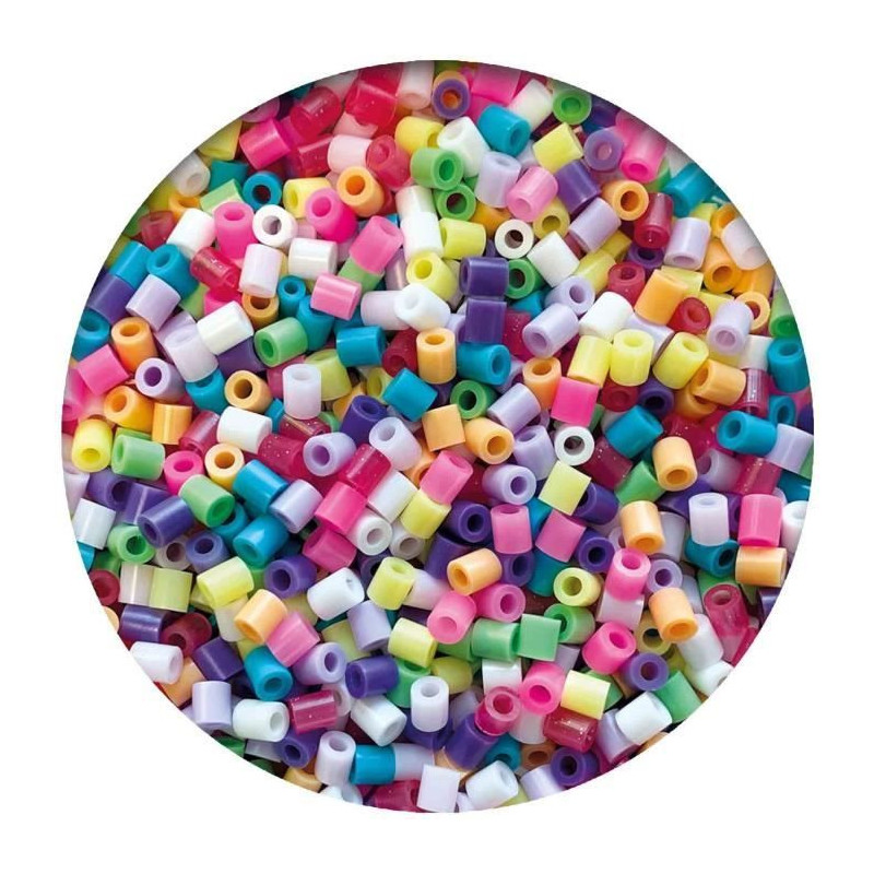 Ironing beads mix - 9000 trendy boxes - SES CREATIVE - 9000 brightly c