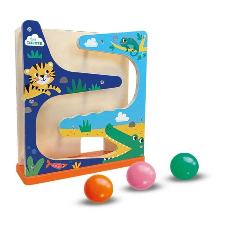 Wooden ball circuit - Crocodile - SES CREATIVE