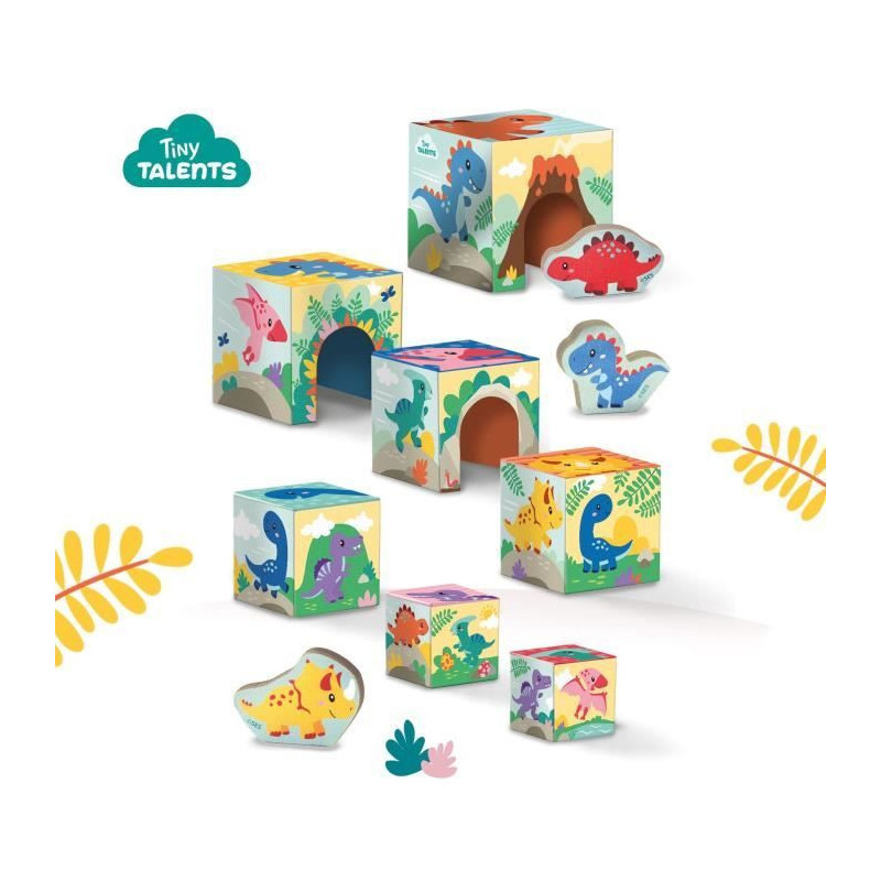 Stacking tower with dinosaur figures - Skill game - SES CREATIVE - Sta