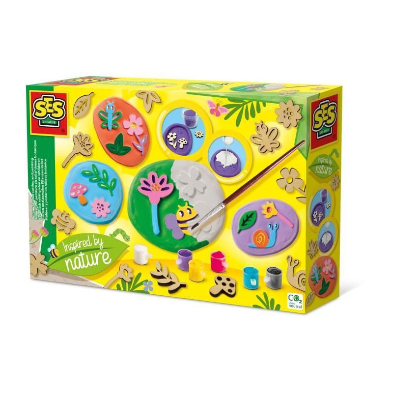 Molding and relief painting/ botanical theme - Creative hobbies - SES