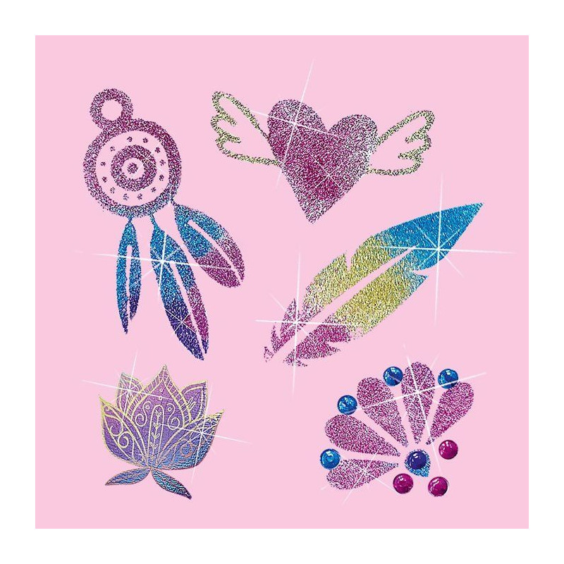 3 in 1 glamour tattoos - SES CREATIVE - Multicolor - White - For child