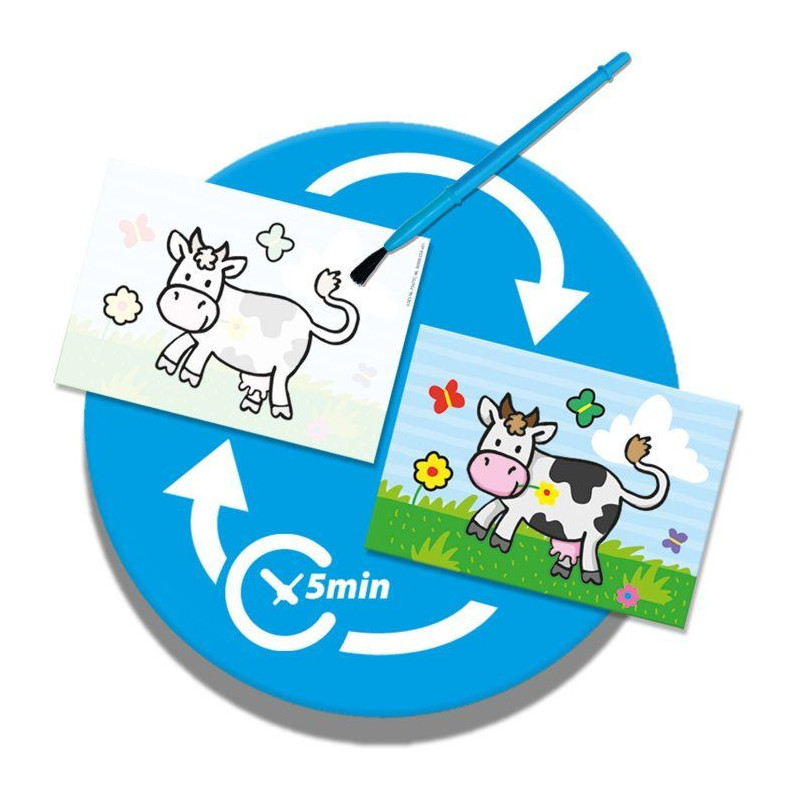 SES CREATIVE - 14455 - Coloring in water - Farm animals