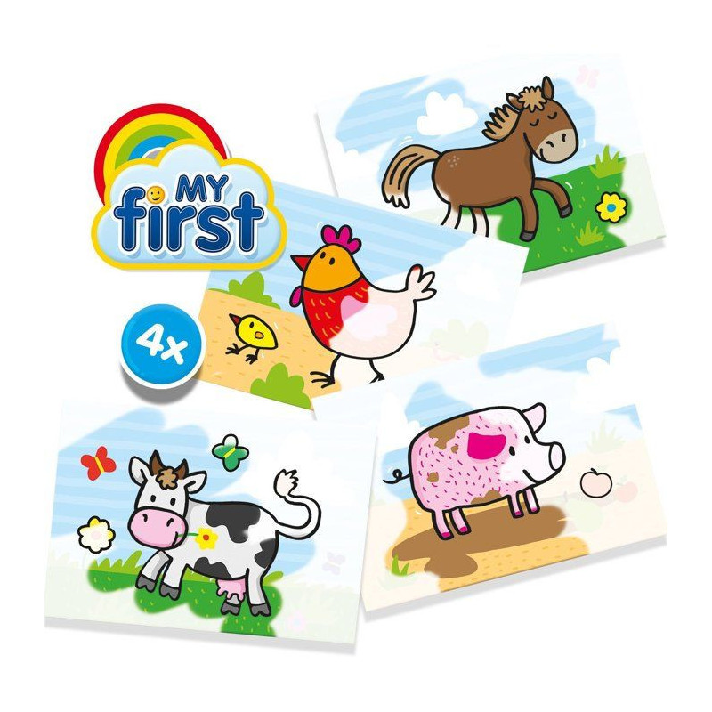SES CREATIVE - 14455 - Coloring in water - Farm animals