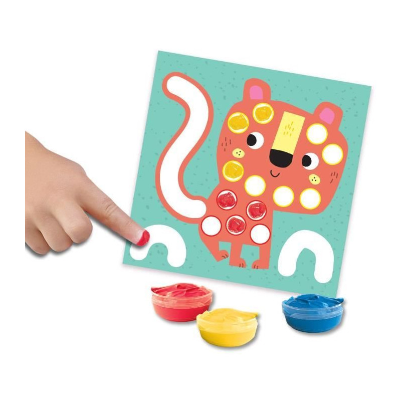 SES CREATIVE - My first - 3 in 1 Finger painting, coloring and sticker