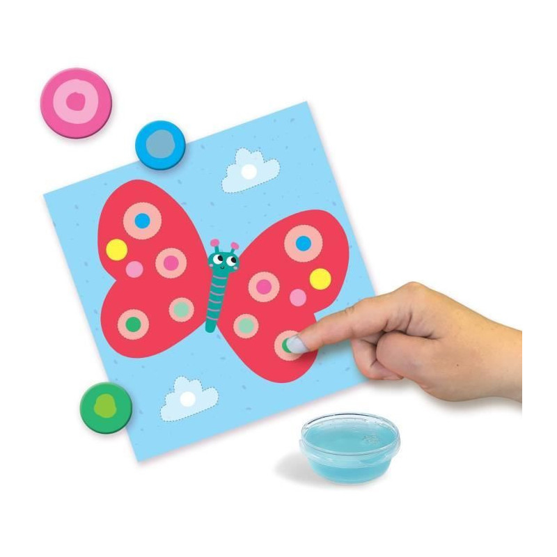 SES CREATIVE - My first - 3 in 1 Finger painting, coloring and sticker