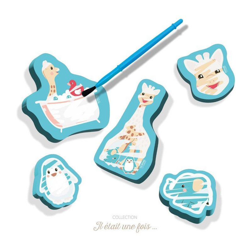 Sophie La Girafe - Colored pencil for bath and shapes