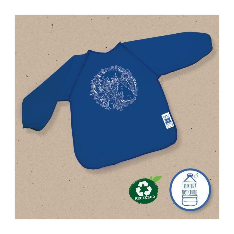 SES CREATIVE - Finger painting kit with Eco apron - 100% recycled