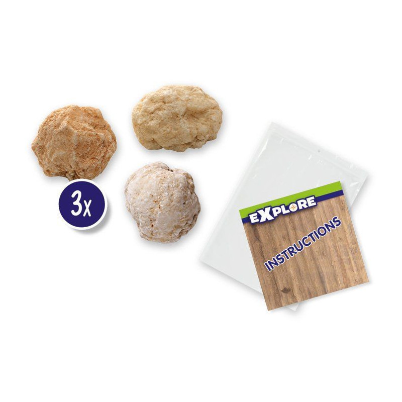 Geodes to open - Creative game - SES - From 8 years old