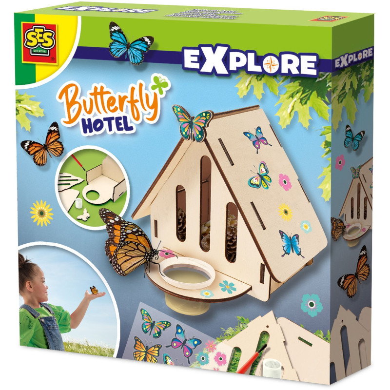 Butterfly Hotel - Educational Toy - SES CREATIVE - Build and decorate