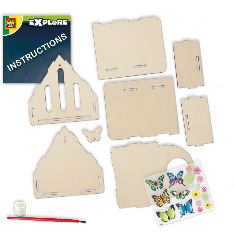Butterfly Hotel - Educational Toy - SES CREATIVE - Build and decorate