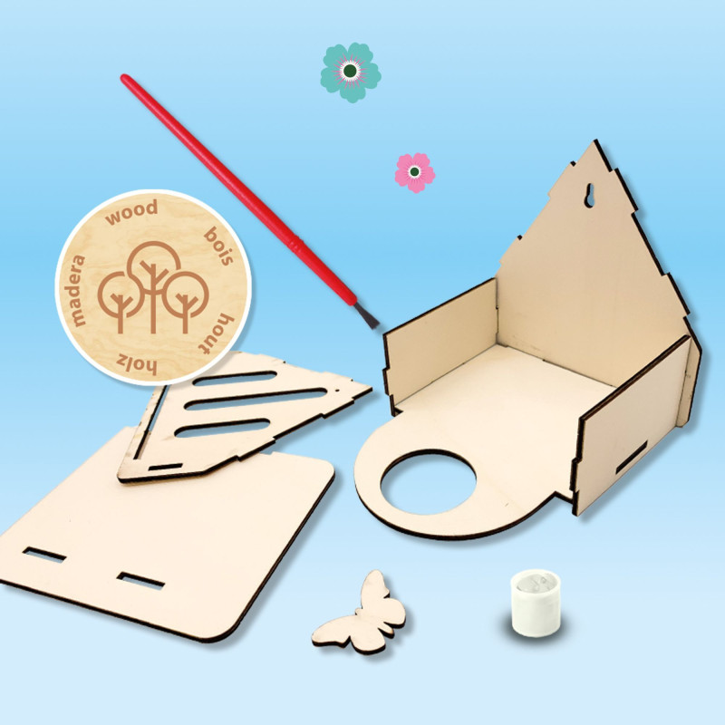 Butterfly Hotel - Educational Toy - SES CREATIVE - Build and decorate