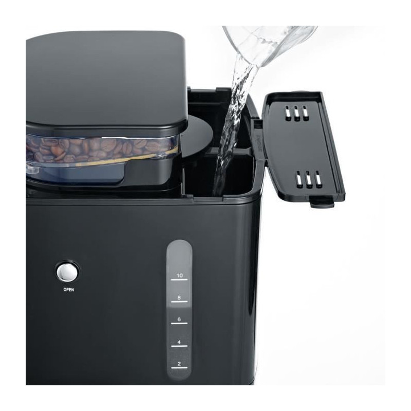 Severin 4810 Cafetiere Filter with integrated shredder - black and sta
