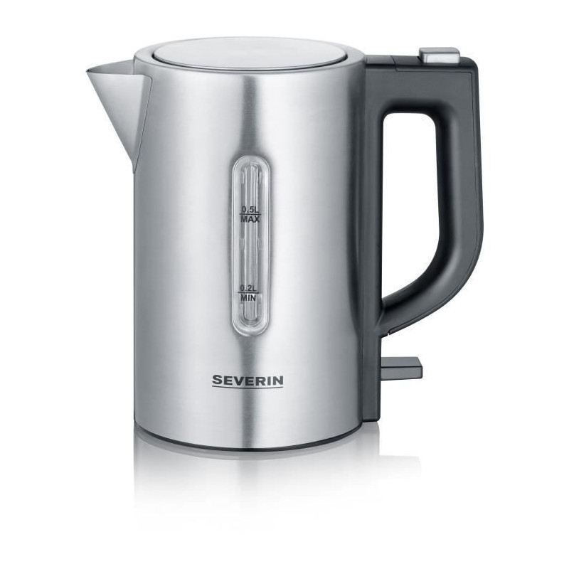 Severin WK3647 Kit Travel kettle - 0.5 L - 1100 W - Stainless steel an