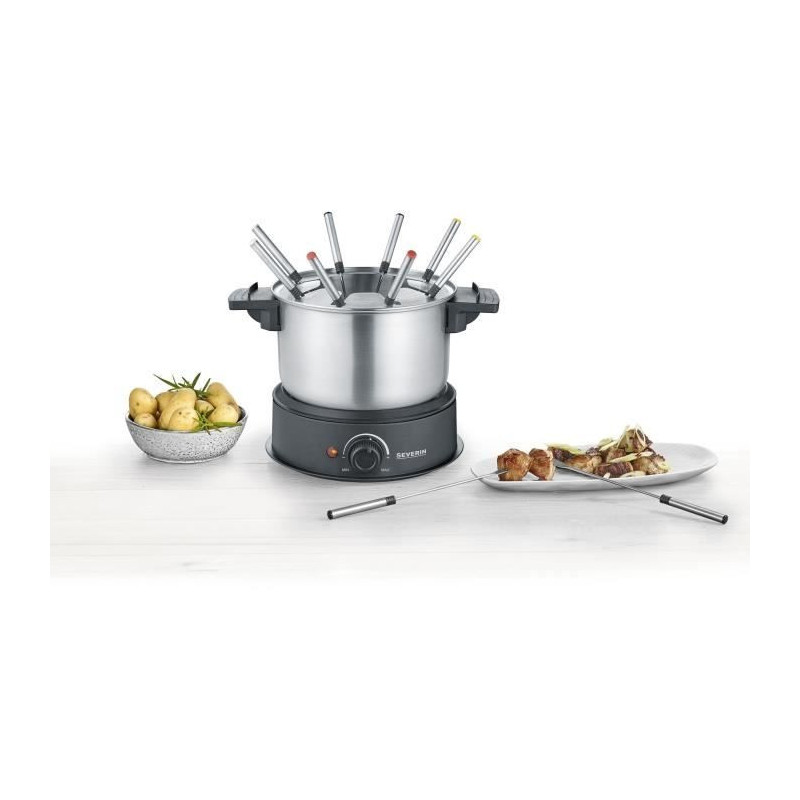 Severin FO2473 Electric Fondue 8 people with removable stainless steel