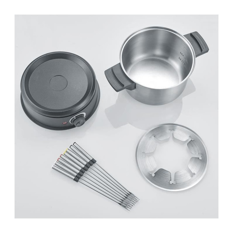 Severin FO2473 Electric Fondue 8 people with removable stainless steel