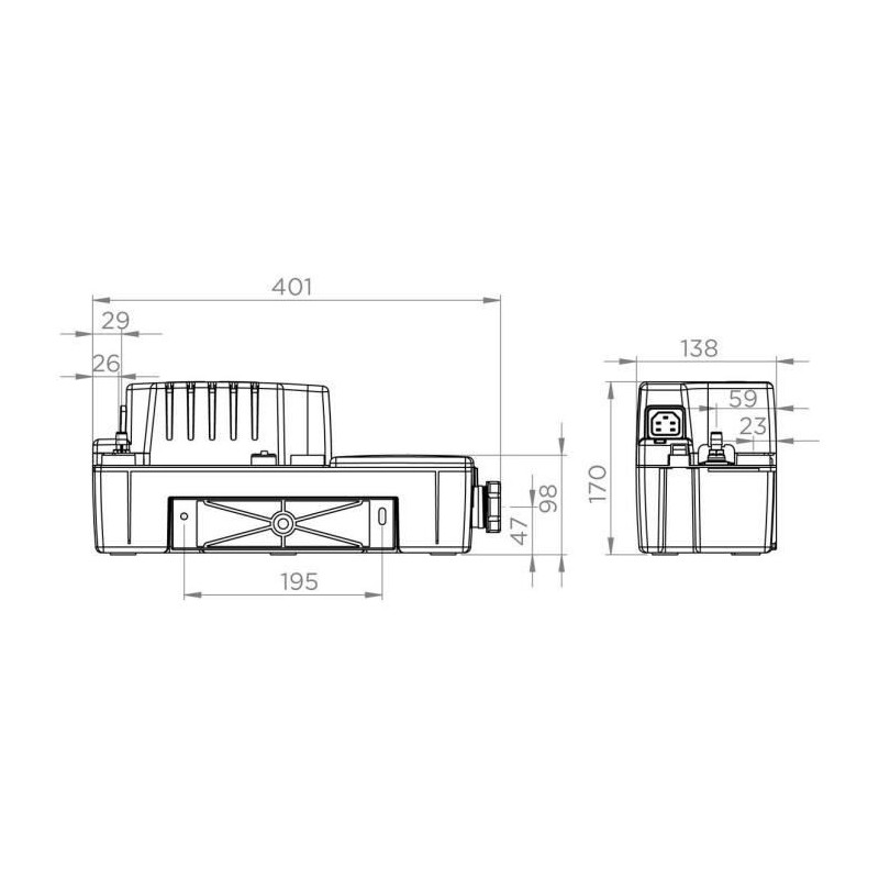 Condensate lifting pump - SFA - Sanicondens Best Flat - For floor-stan
