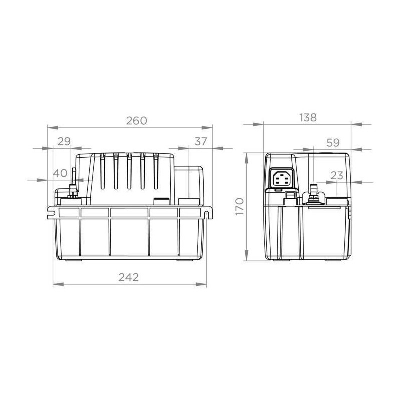 Condensate lifting pump - SFA - Sanicondens Eco V02 - Boiler / Air con
