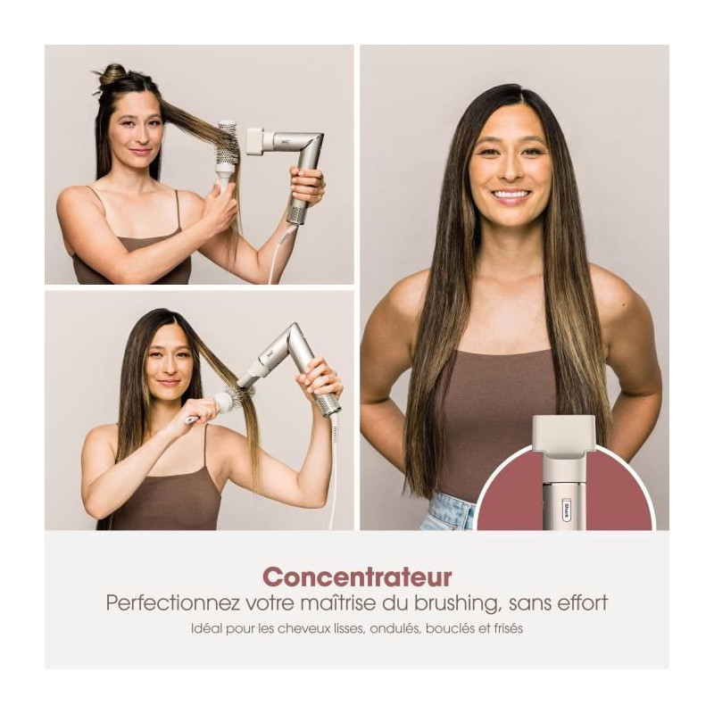 2 in 1 Hair Dryer & Blow Styler - SHARK FLEXSTYLE - HD426SLEU - 3 acce