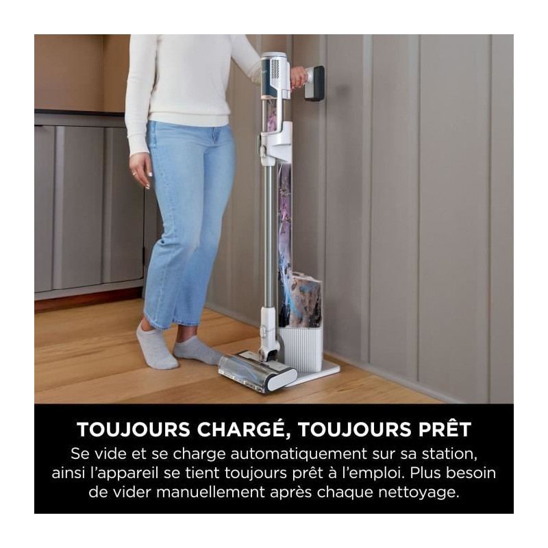 SHARK BU3521EU - Cordless stick vacuum cleaner - 181 W - Automatic emp