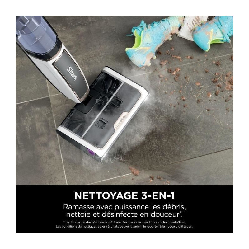 Shark SteamPickUp SD200EU - 3-in-1 Hard Floor Steam Mop - Separates We