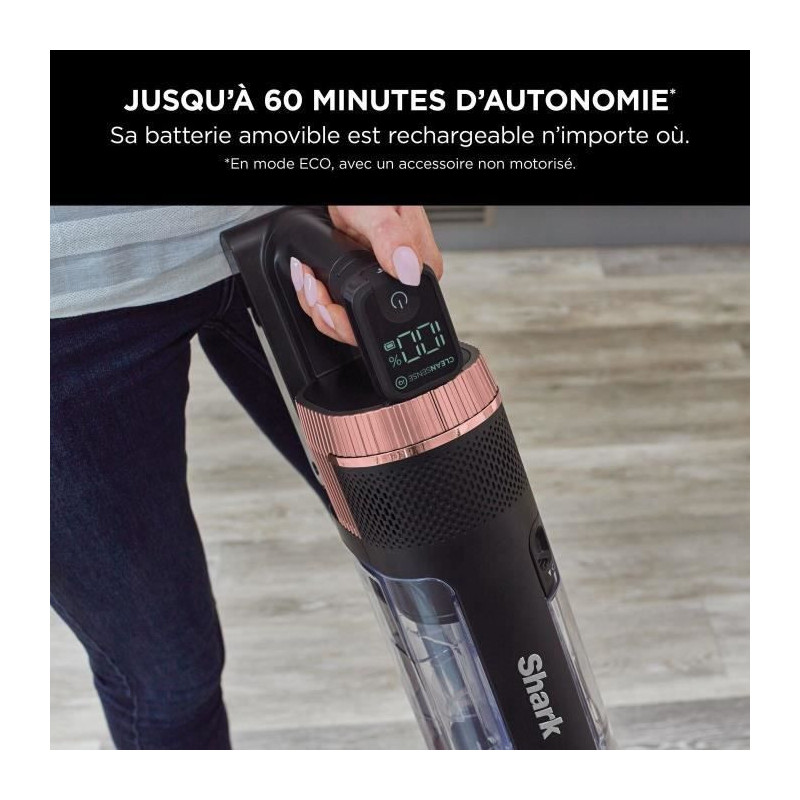 SHARK Stratos IZ400EU - Cordless Stick Vacuum Cleaner - DuoClean Techn