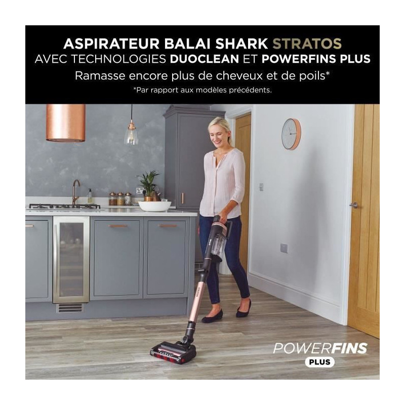 SHARK Stratos IZ400EU - Cordless Stick Vacuum Cleaner - DuoClean Techn