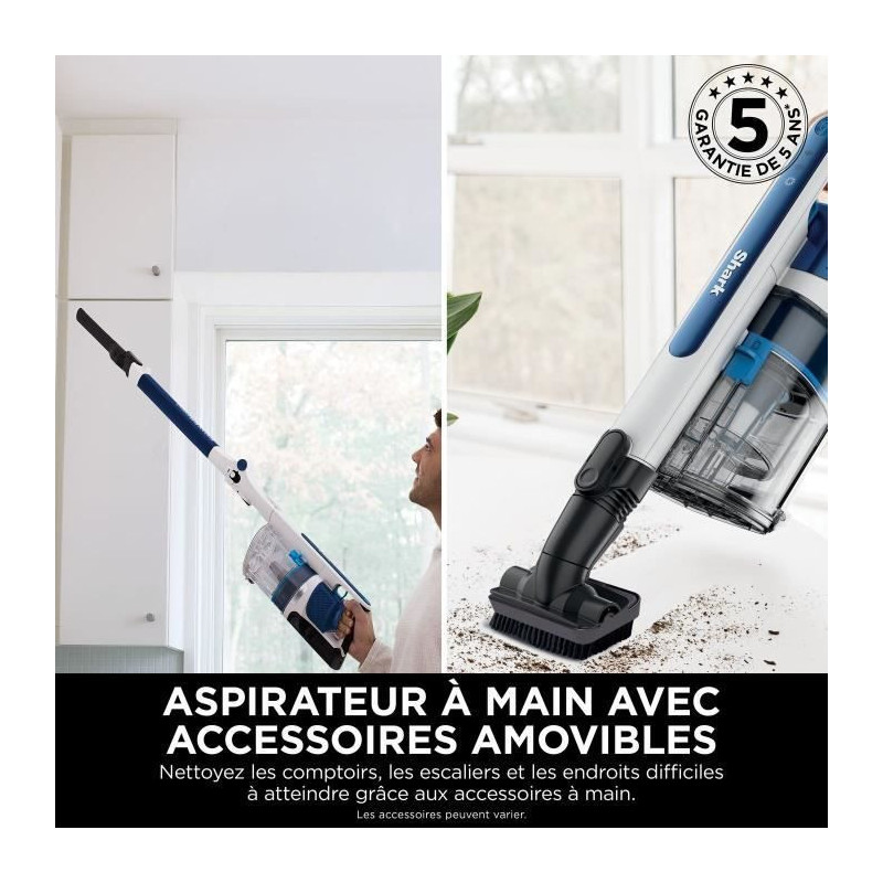 SHARK PowerPro IZ380EU - Cordless Stick Vacuum Cleaner - Lightweight a