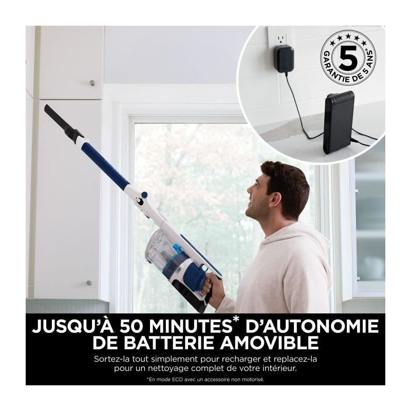 SHARK PowerPro IZ380EU - Cordless Stick Vacuum Cleaner - Lightweight a