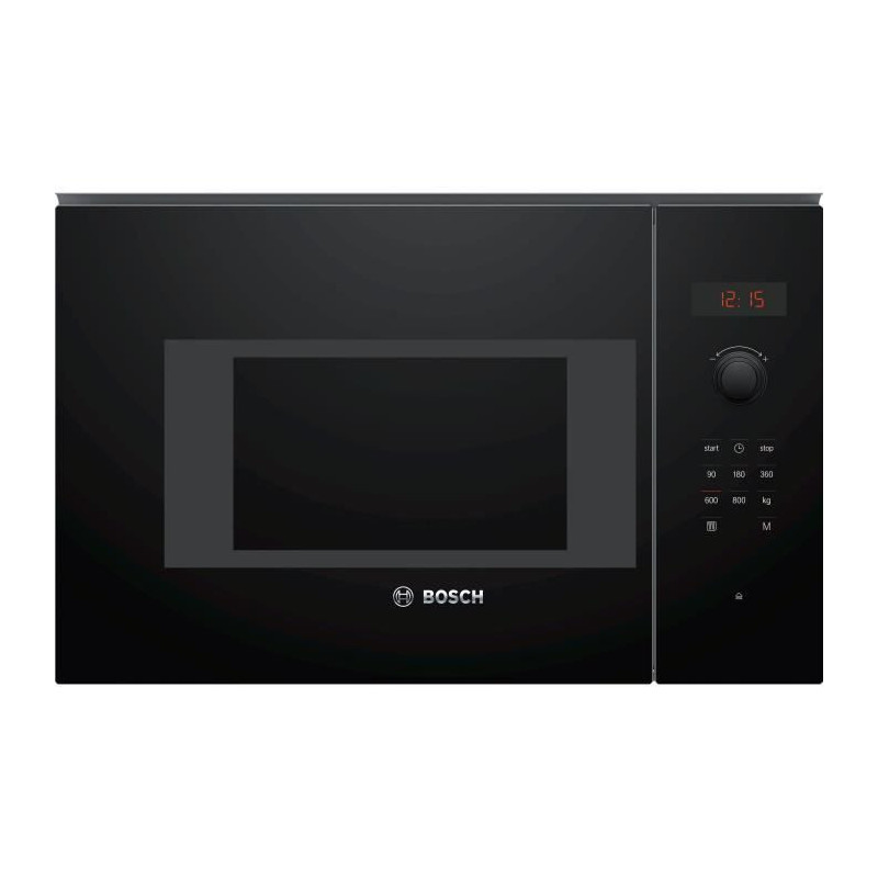 Built-in single microwave - BOSCH SER4 - BFL523MB1F - Black - 7 auto p