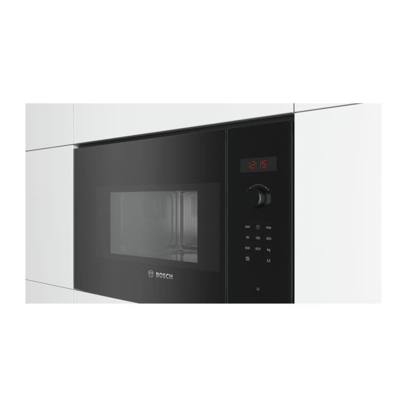 Built-in single microwave - BOSCH SER4 - BFL523MB1F - Black - 7 auto p