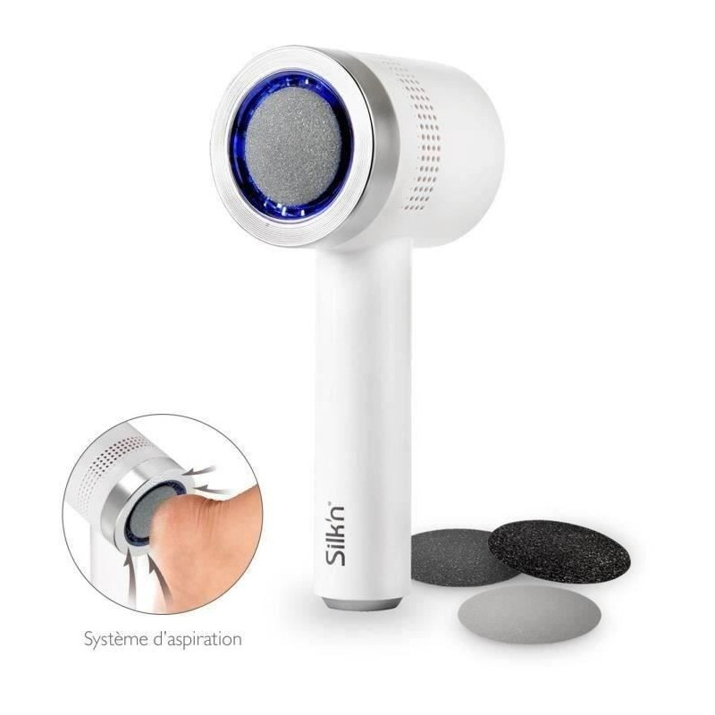 Silk'n Vacupedi Electric Callus Remover with Built-in Suction and 2 Fi