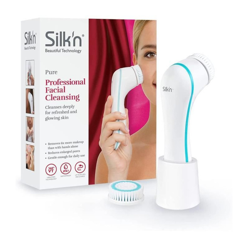 SILK'N PURE Face Cleansing Brush - Mixed and Sensitive Skin