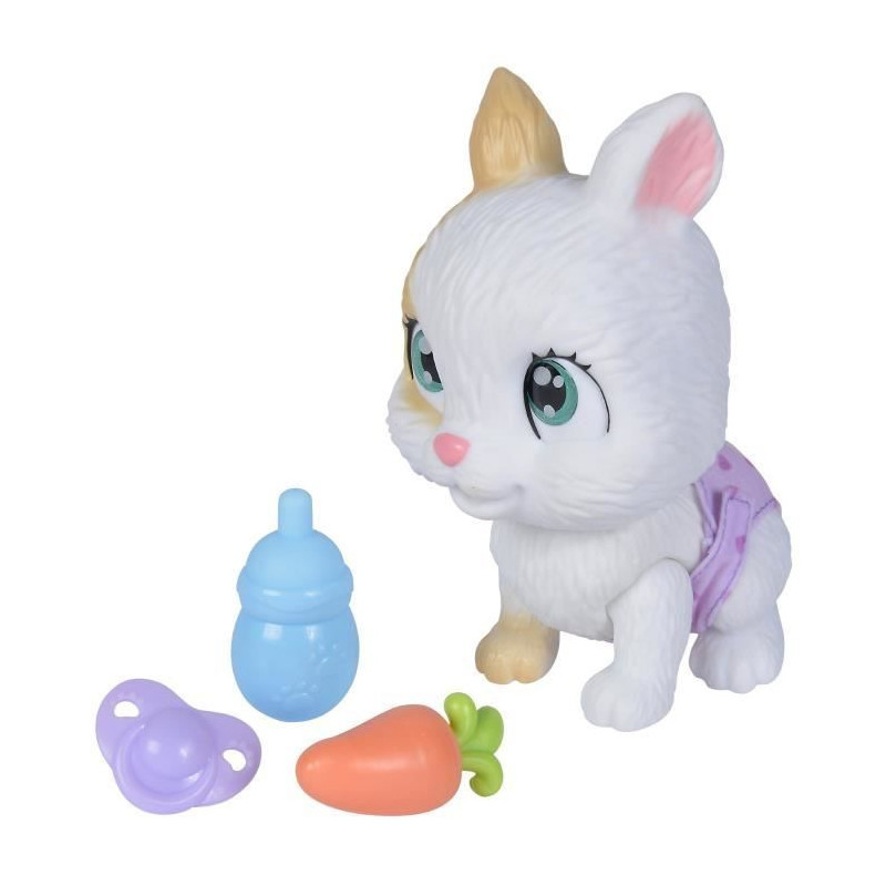 Smoby - Pamper Petz - Rabbit to adopt - 4 accessories - Articulated -