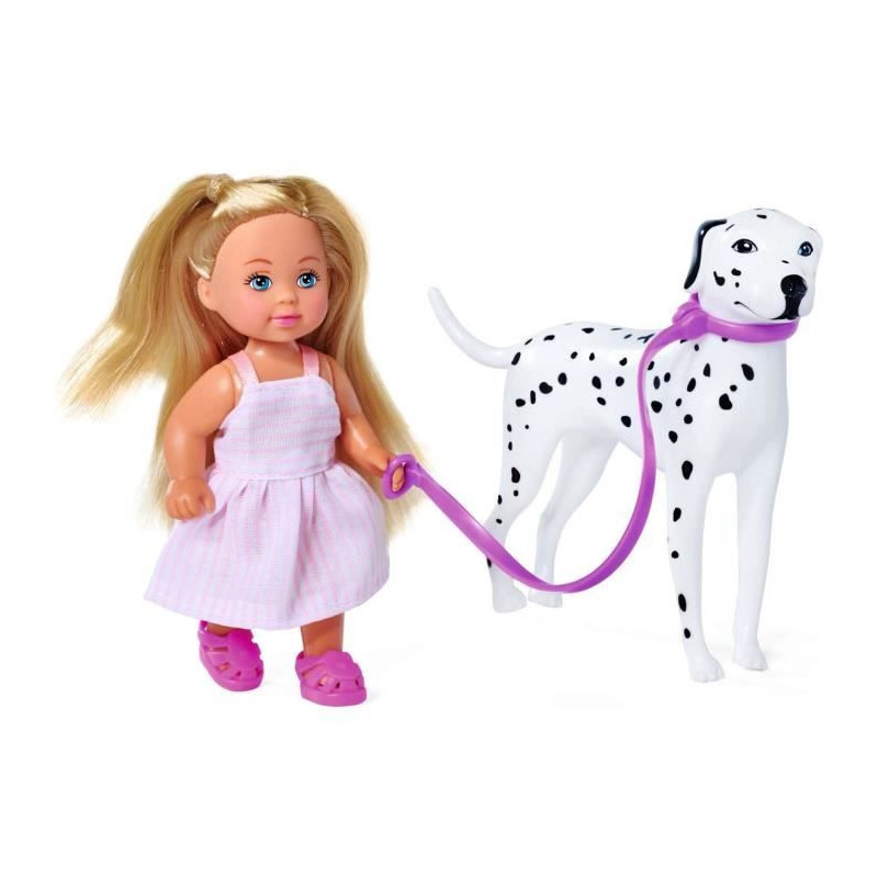 Steffi Love Dalmatian doll + Evi Love - 2 dolls 29 and 12 cm - 2 Dalma