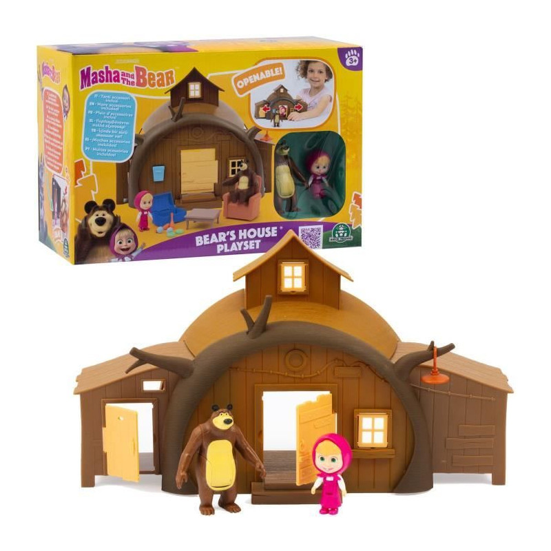 Michka's House - GPTOYS - MASHA & MICHKA - MHA22 - 2 figurines include