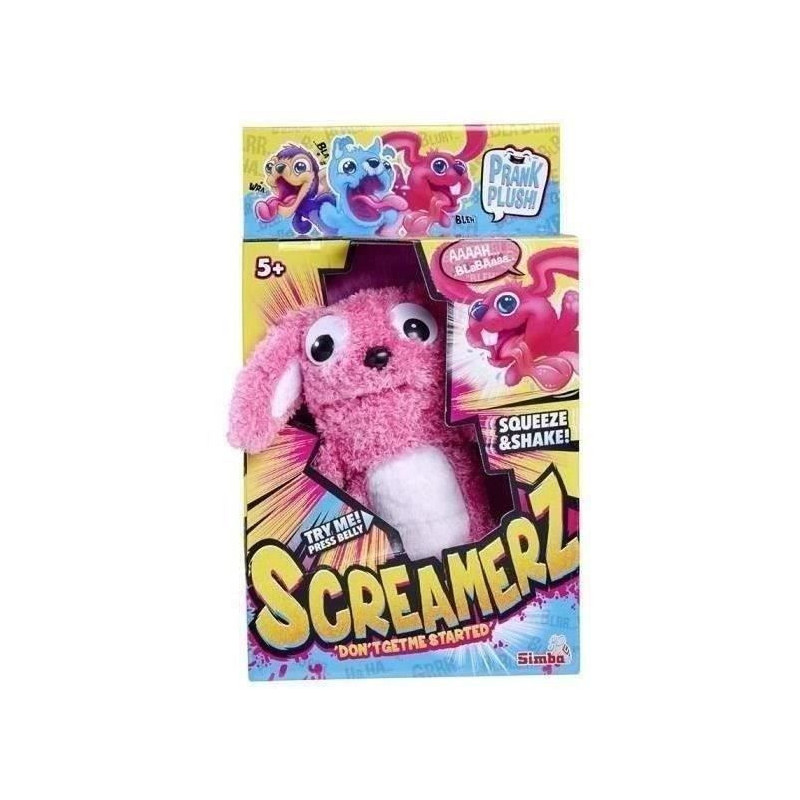 Smoby - Screamerz - Fun interactive plush toy - Rabbit - 27 cm - Noise