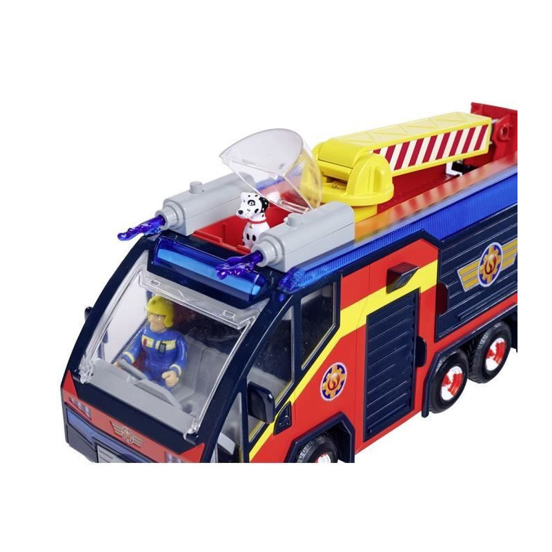 Fireman Sam - Fire Truck - Jupiter - 2 figurines - Sounds and lights -