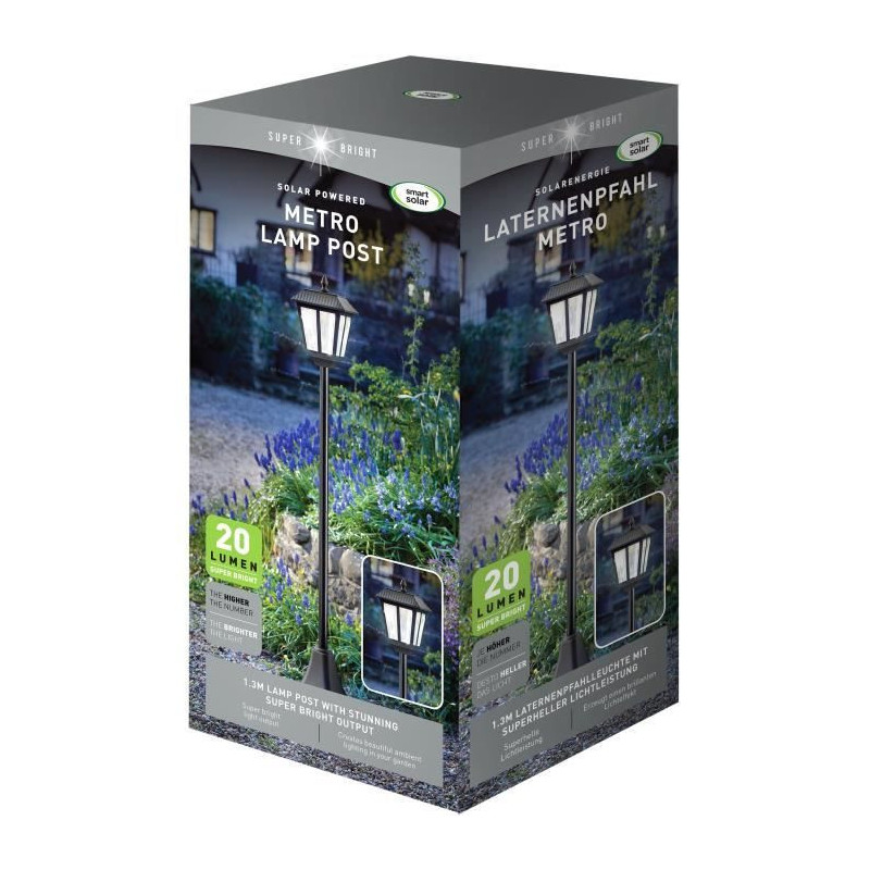 Metro Smart Garden Solar Floor - 20 Lumens