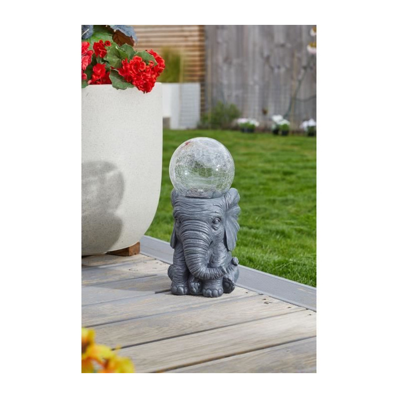 Elephant orb resin and glass