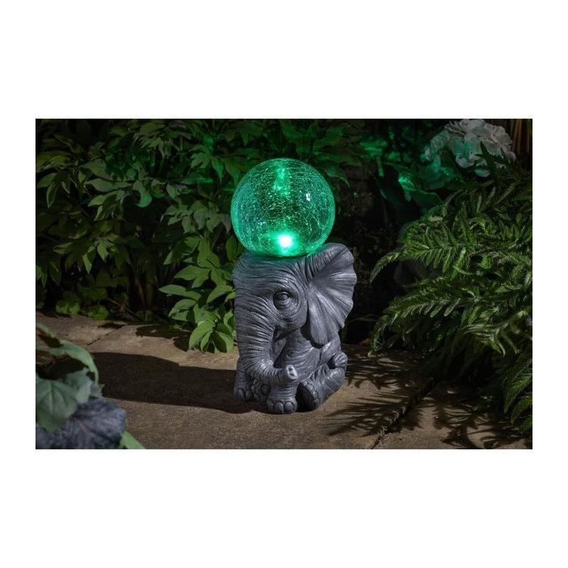 Elephant orb resin and glass
